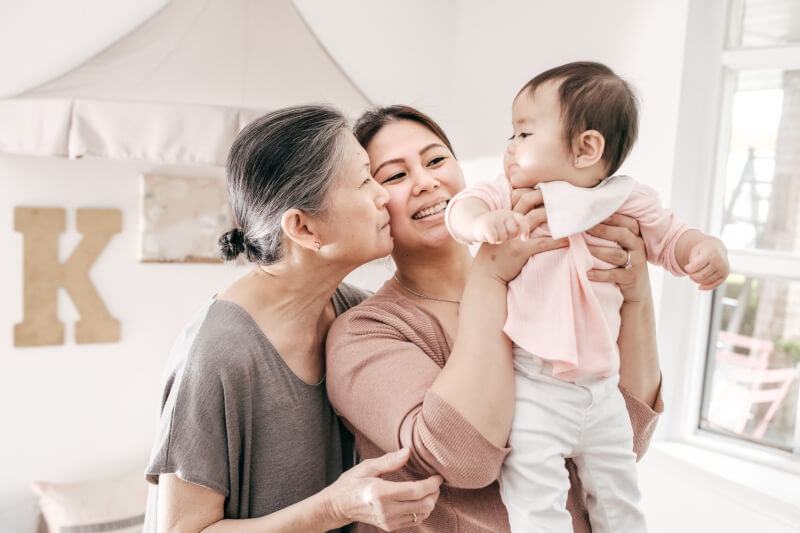 Financial Planning – 3 generations: grandmother, mother, baby