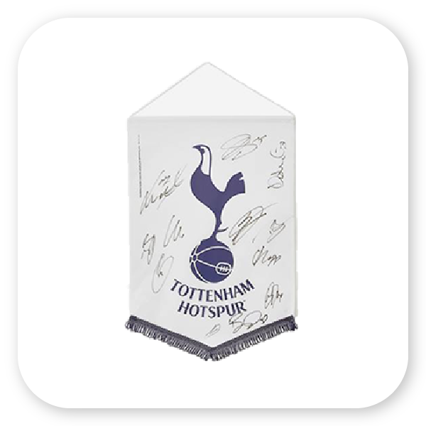 Tottenham Hotspur signed pennant